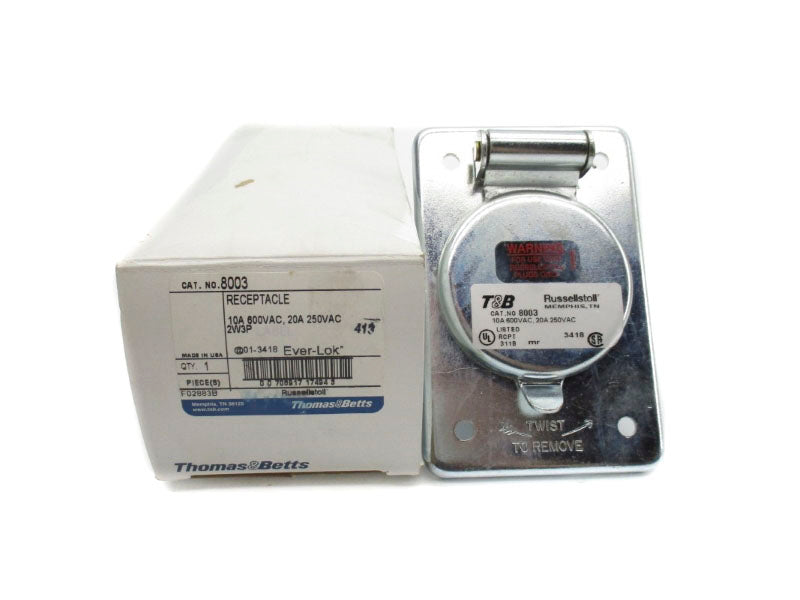 THOMAS & BETTS 8003 600VAC 20A NSMP