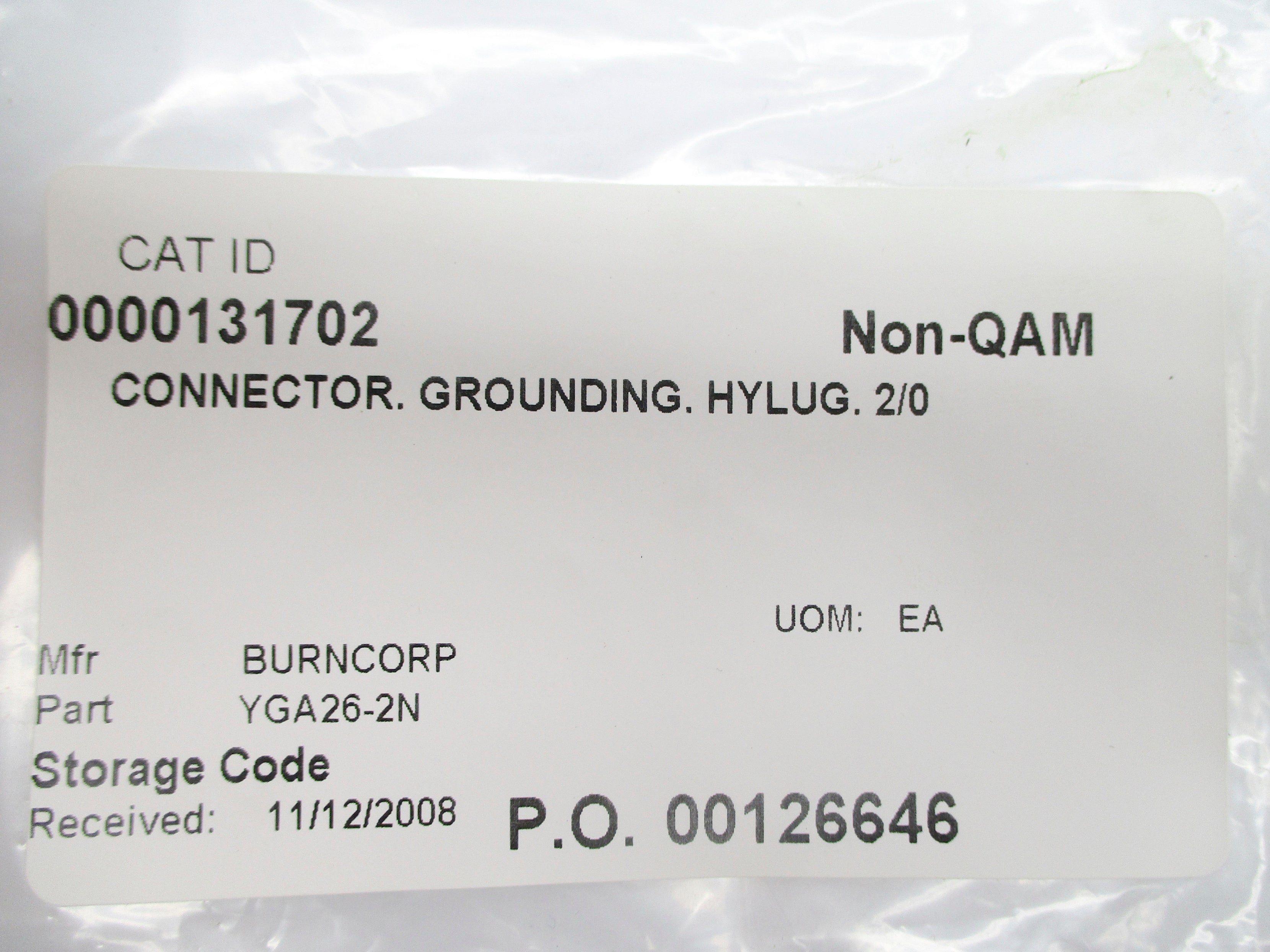 BURNDY YGA26-2N NSNP