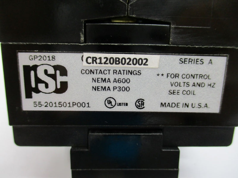 PSC CR120B02002 SER. A 110/115-120V NSNP