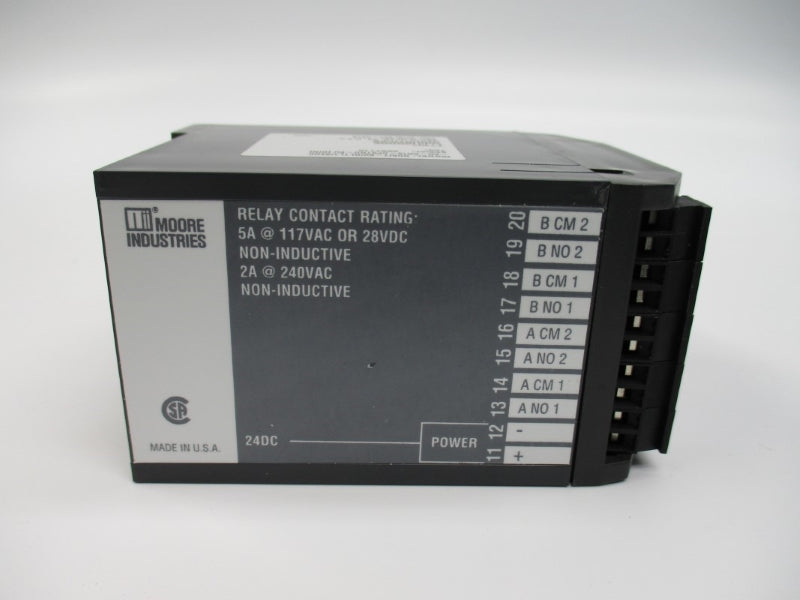 MOORE INDUSTRIES DDA/1-5V/DL1L1/24DC-AD-AR10-DPSTN0-EU(DIN) 240VAC 5A NSNP