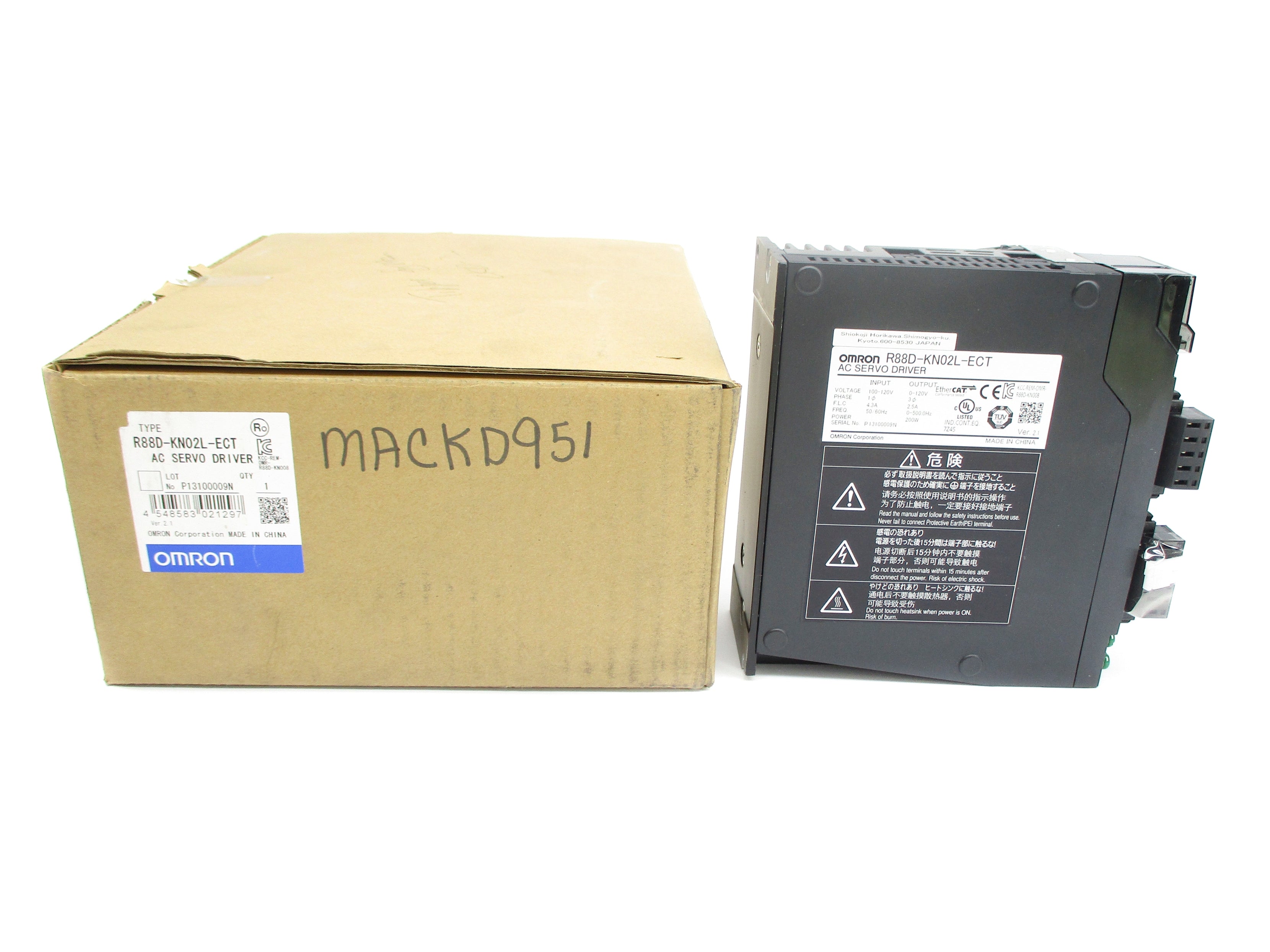 OMRON R88D-KN02L-ECT NSMP