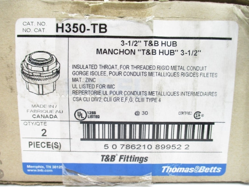 THOMAS & BETTS H350-TB 3-1/2" (PKG OF 2) NSMP
