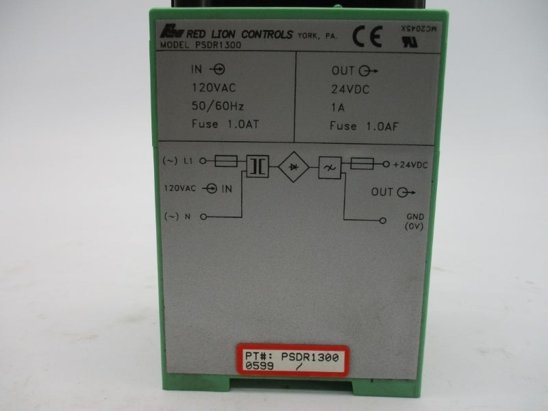 RED LION CONTROLS PSDR1300 120VAC NSMP