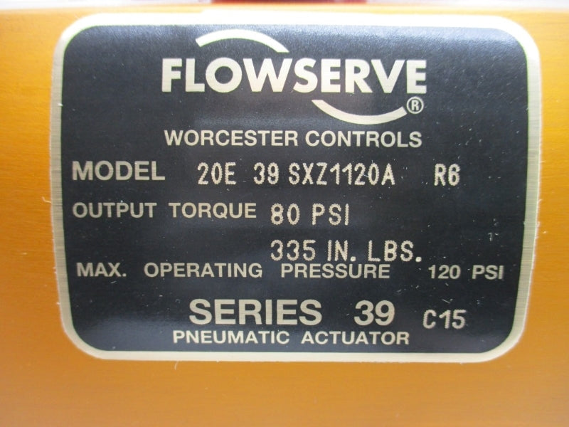 FLOWSERVE 20E39SXZ1120A 120PSI NSMP