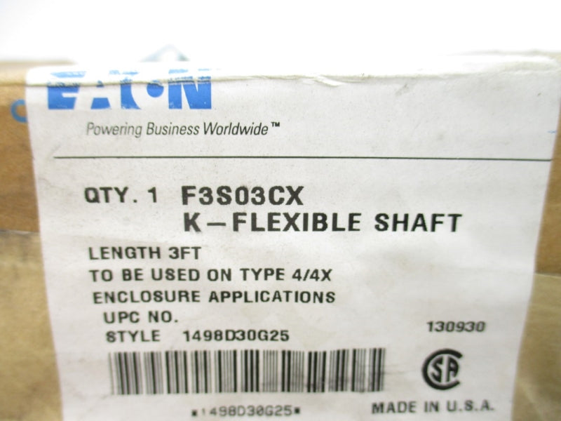 EATON F3S03CX 1498D30G25 3FT NSMP