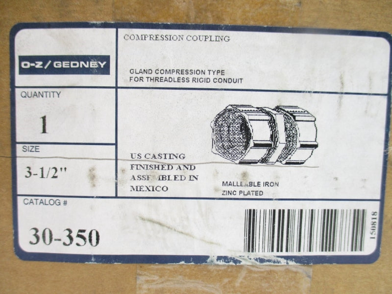 O-Z/GEDNEY 30-350 3-1/2" NSMP