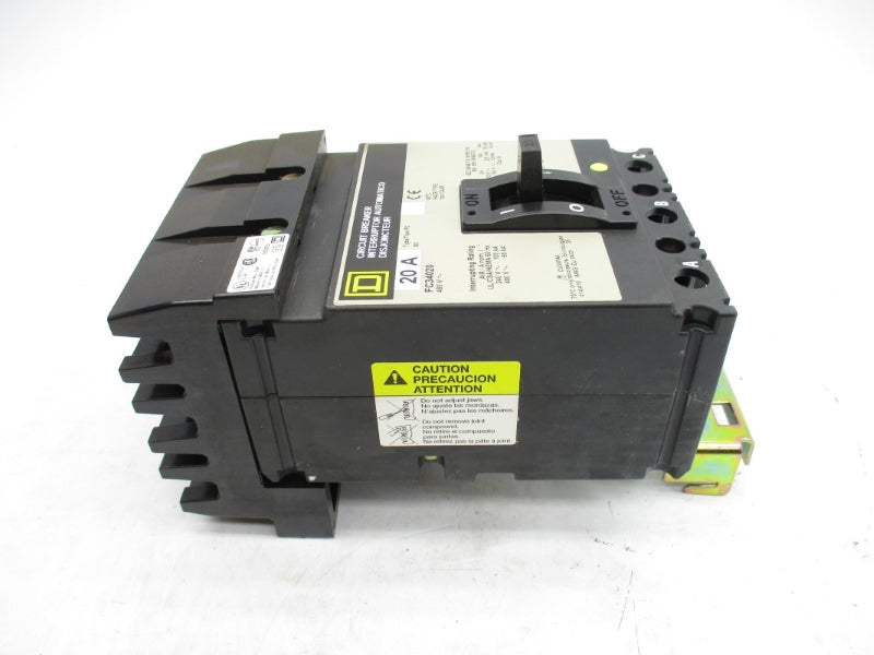 SQUARE D FC34020 SER. 3 480V 20A NSMP