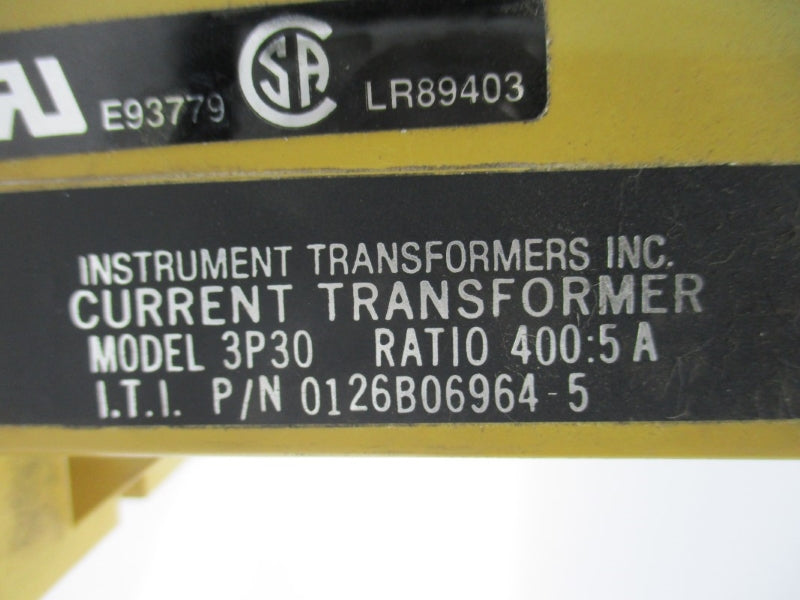 INSTRUMENT TRANSFORMERS 0126B06964-5 3P30 UNMP