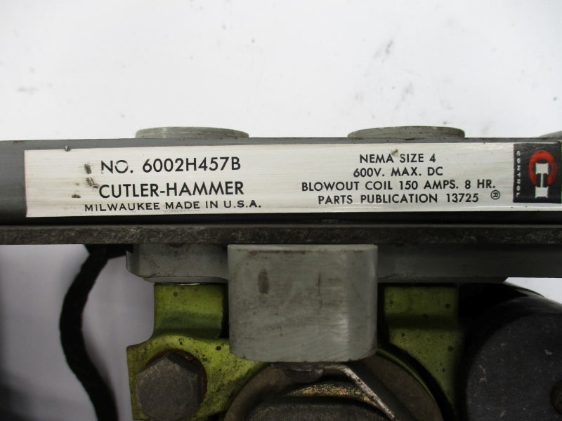 CUTLER HAMMER 6002H457B 230VDC 150A NSNP