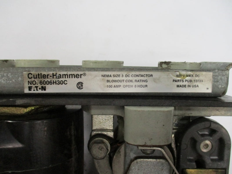 CUTLER HAMMER 6006H30C 230VDC 10A NSNP