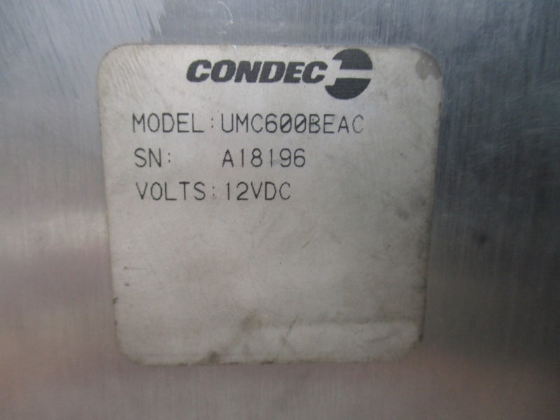 CONDEC UMC600BEAC 12VDC UNMP