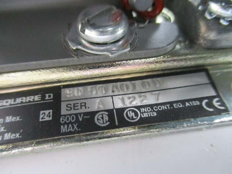 SQUARE D 9050AO10DV06 SER. A 440/480V NSMP
