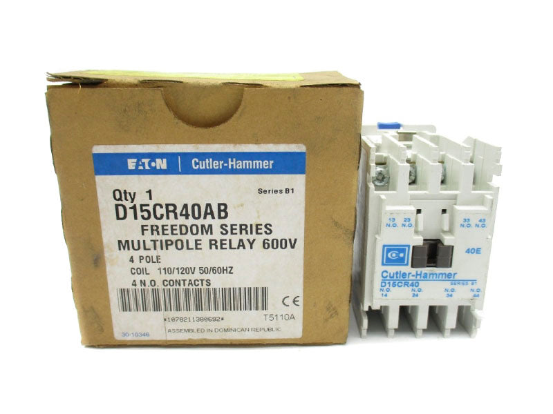 EATON D15CR40AB SER. B1 110/120V 10A NSMP