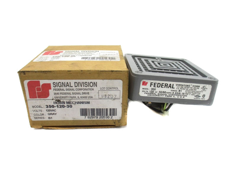 FEDERAL SIGNAL 350-120-30 SER. B1 120VAC NSMP