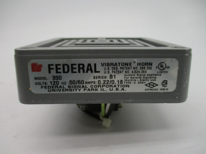 FEDERAL SIGNAL 350-120-30 SER. B1 120VAC NSMP
