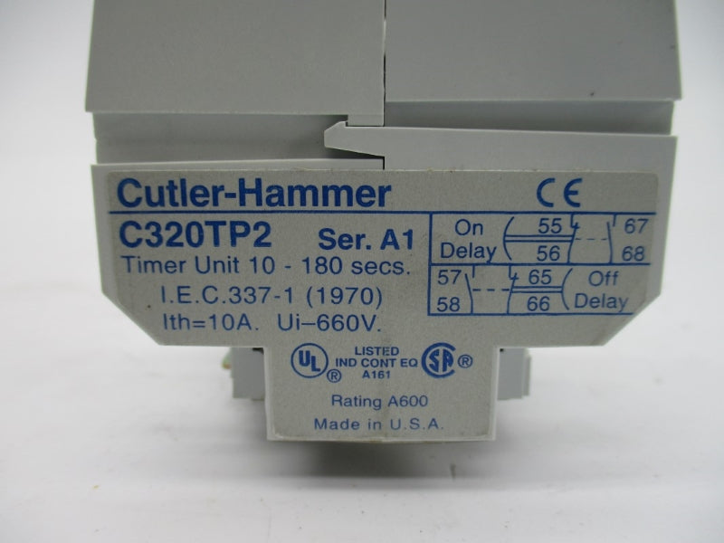 CUTLER HAMMER C320TP2 SER. A1 660V 10A 10-180S NSMP