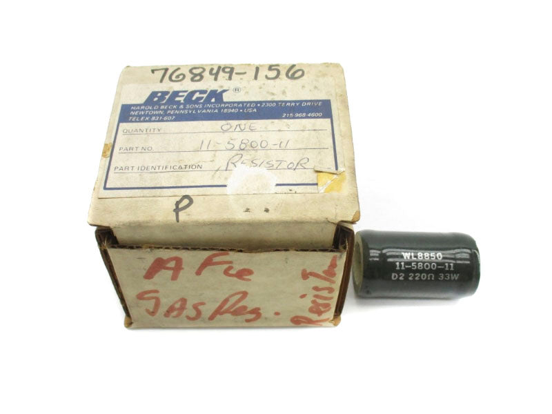 BECK 11-5800-11 NSMP