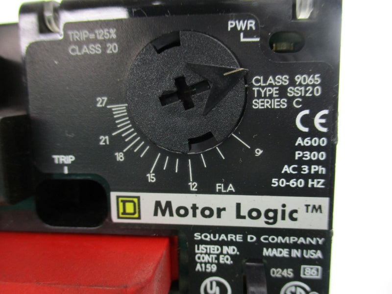 SQUARE D 9065SS120 SER. C 9-27A NSMP