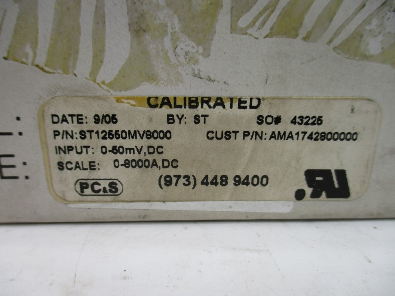 PC&S ST12550MV8000 0-8000ADC NSMP