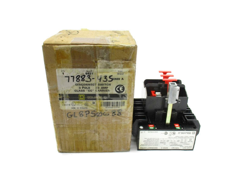 SQUARE D 9421NC2 SER. A 600VAC 30A NSMP