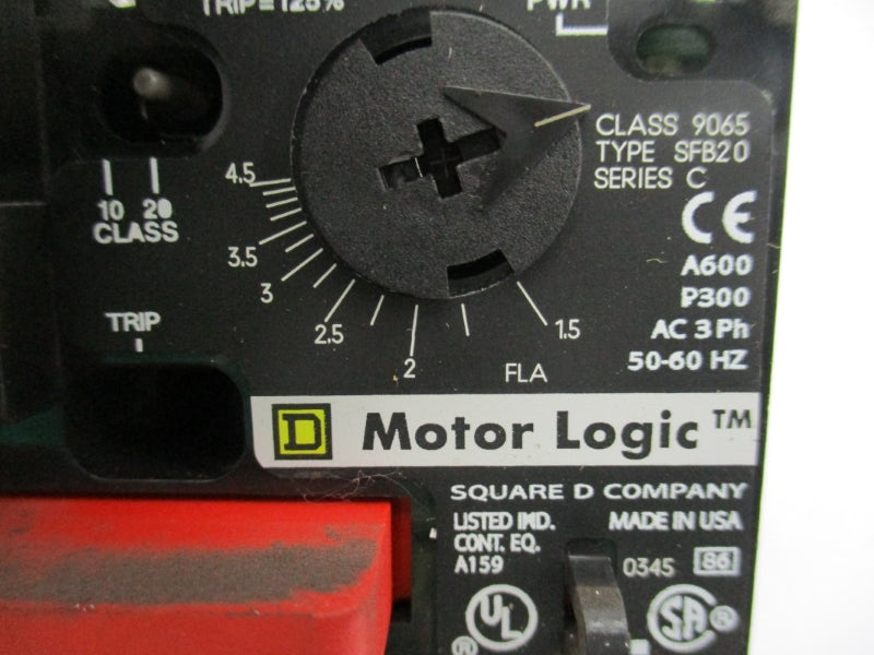 SQUARE D 9065SFB20 SER. C 1.5-4.5A NSMP