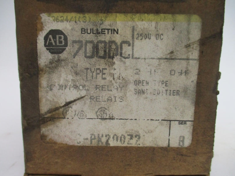 ALLEN BRADLEY 700DC-PK200Z2 SER. A 230-250VDC 60A (BR/YL) NSMP