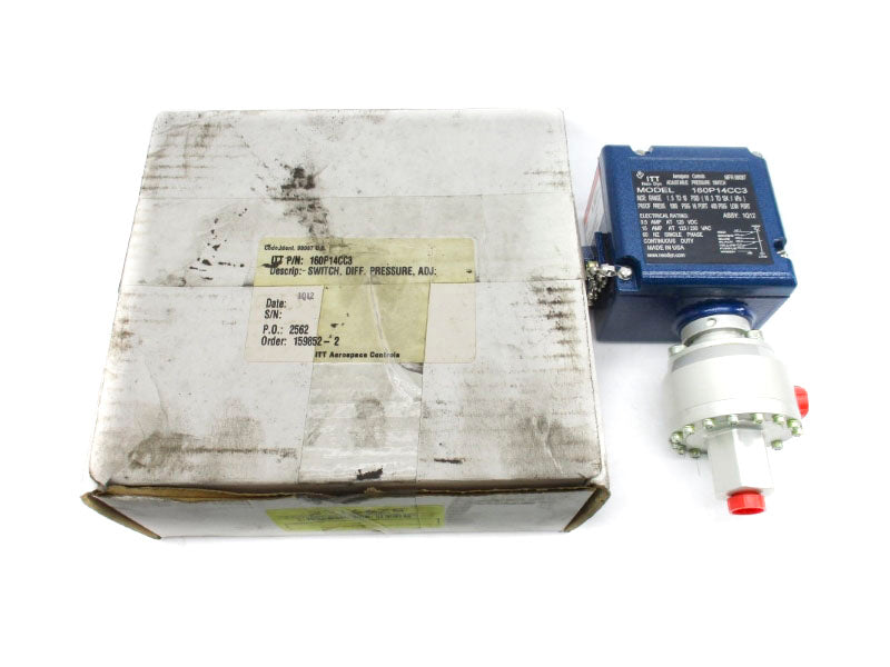 ITT 160P14CC3 125/250VAC 15A 1000PSI NSMP
