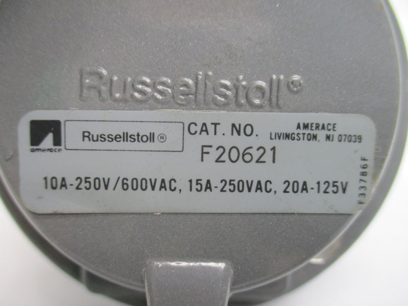 RUSSELLSTOLL F20621 250/600VAC 20A NSNP