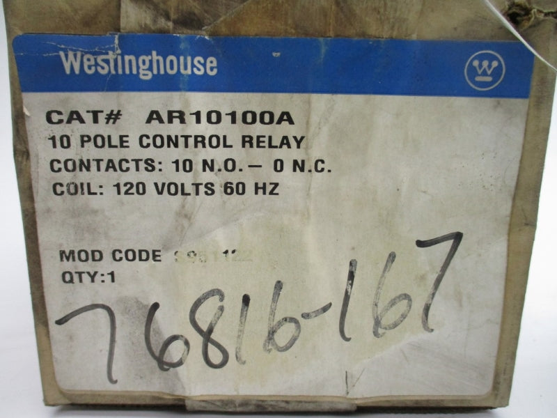 WESTINGHOUSE AR10100A 120V 10A NSMP