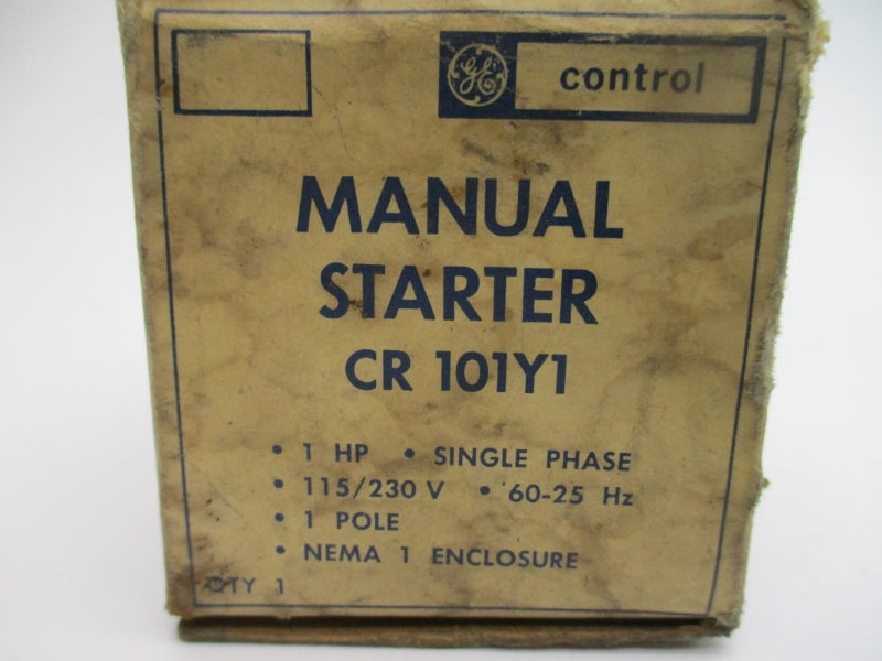 GENERAL ELECTRIC CR101Y1 115/230V (AS PICTURED) NSMP