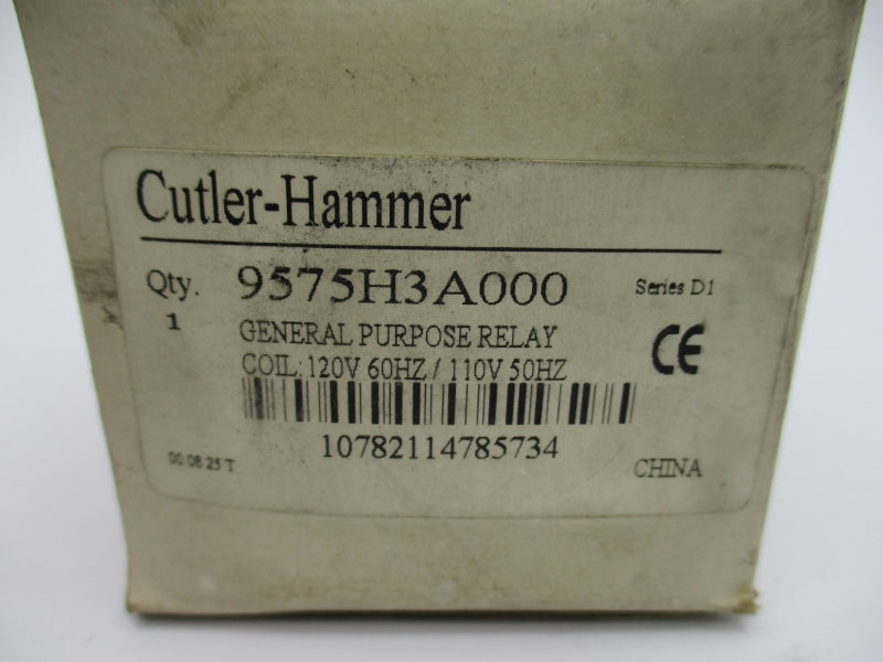 CUTLER HAMMER 9575H3A000 SER. D1 110/120V 30A NSMP