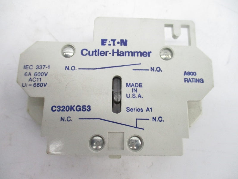 CUTLER HAMMER C320KGS3 SER. A1 600VAC 6A NSMP