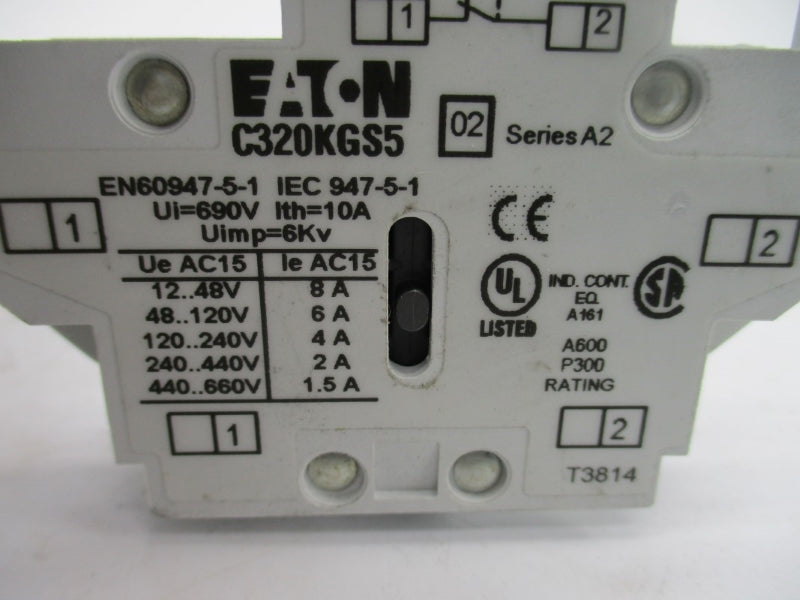 EATON C320KGS5 SER. A2 660VAC 10A NSMP