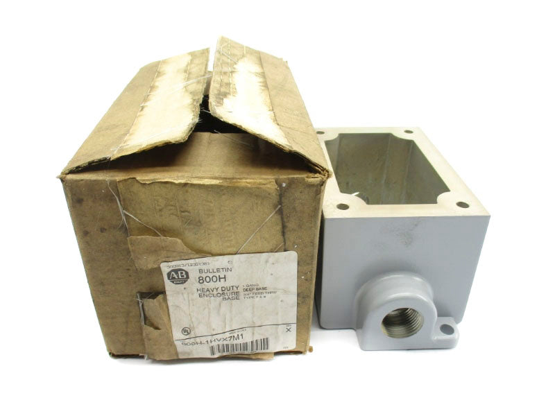 ALLEN BRADLEY 800H-1HVX7M1 SER. X 3/4" (BR/WH) NSMP
