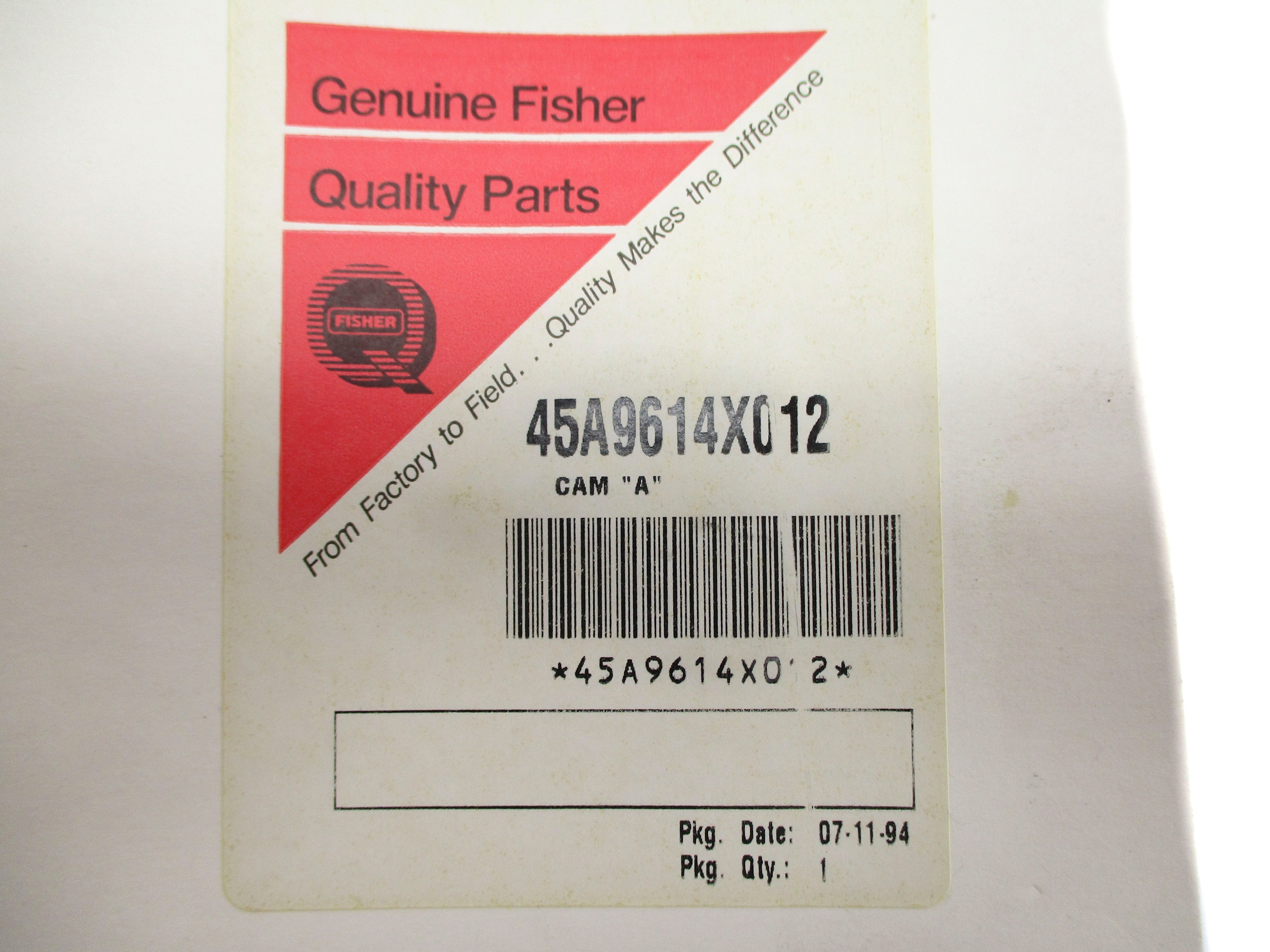 FISHER 45A9614X012 NSFS