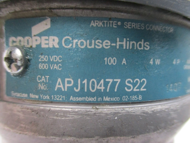CROUSE-HINDS APJ10477S22 600VAC 100A NSNP