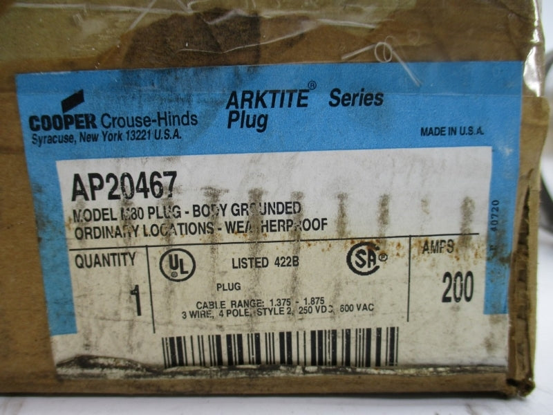CROUSE-HINDS AP20467 200A NSMP