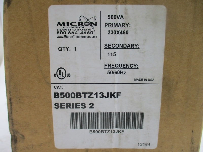 MICRON B500BTZ13JKF SER. 2 230/460V NSMP