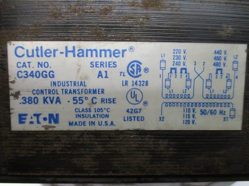 CUTLER HAMMER C340GG SER. A1 480V NSNP