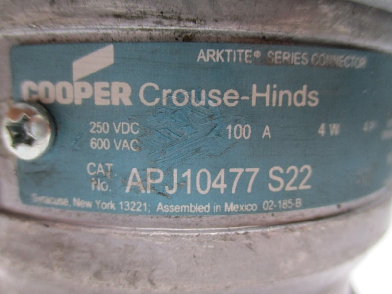 CROUSE-HINDS APJ10477S22 600VAC 100A NSNP