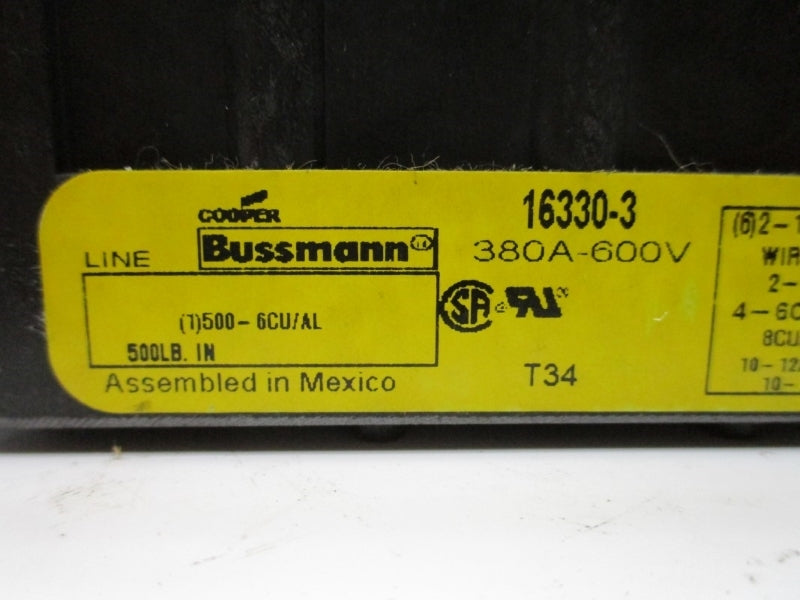 BUSSMANN 16330-3 600V 380A NSNP