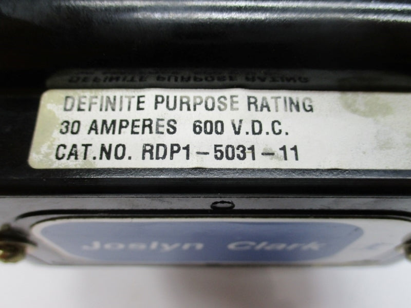 JOSLYN CLARK RDP1-5031-11 78090-20R 600VDC 30A NSNP