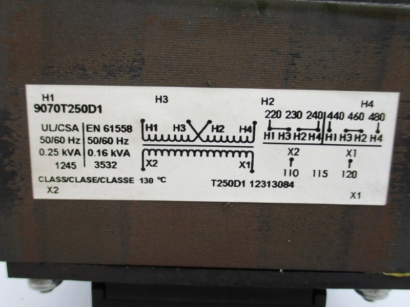 SQUARE D 9070T250D1 480V NSMP