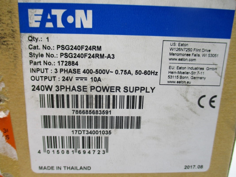 EATON PSG240F24RM 172884 400-500V 0.75A NSMP