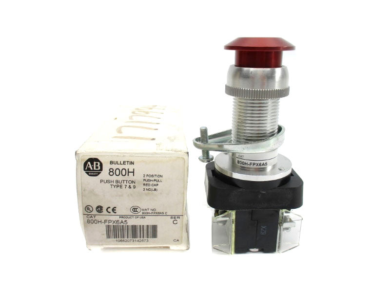 ALLEN BRADLEY 800H-FPX6A5 SER. C (WH) NSMP