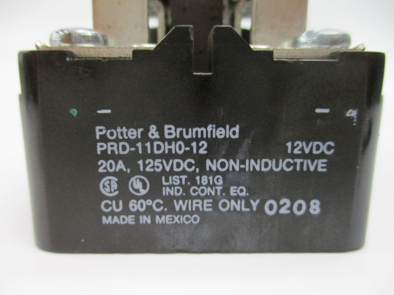 POTTER & BRUMFIELD PRD-11DH0-12 12VDC 20A NSNP