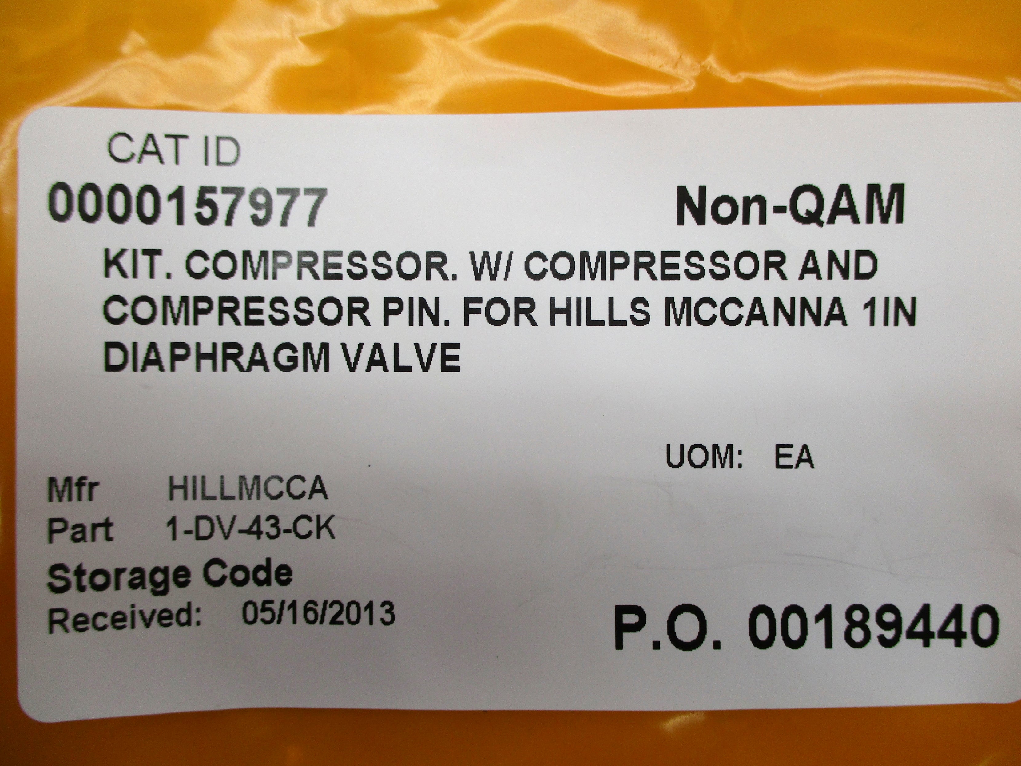 HILLS MCCANNA 1-DV-43-CK NSNP