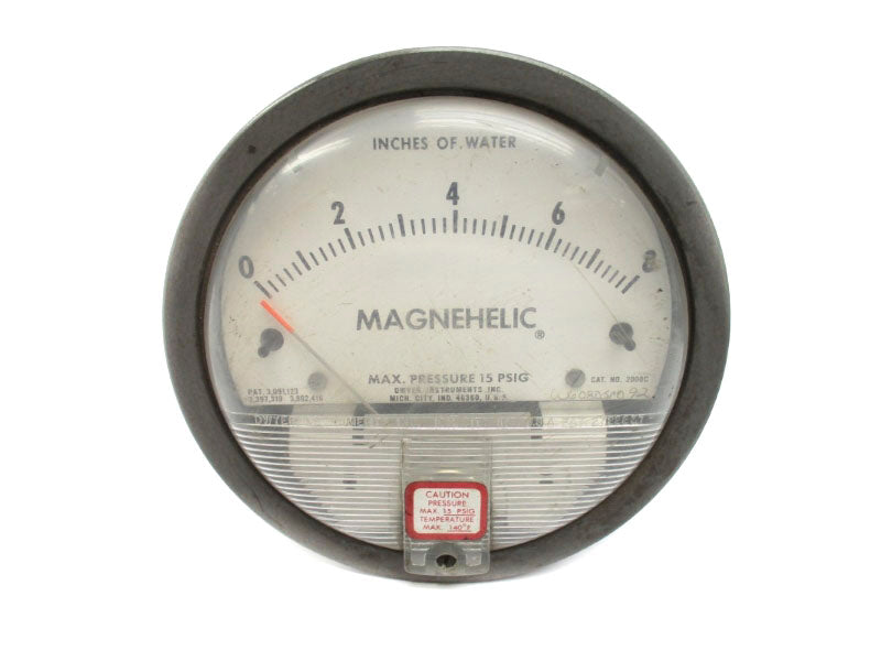 DWYER 2008C 15PSI 0-8" UNMP