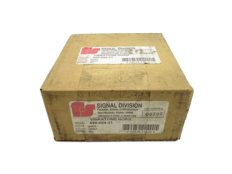 FEDERAL SIGNAL 450-024-31 SER. B3 24VDC NSFS