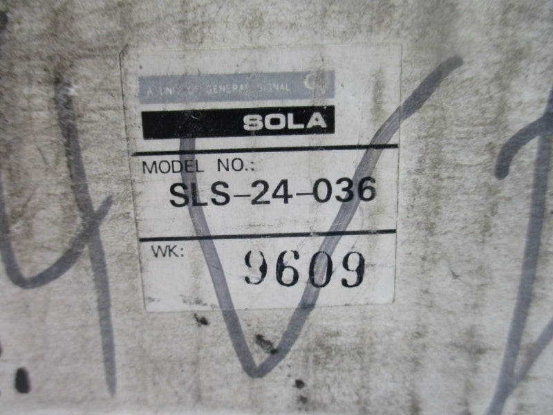 SOLA SLS-24-036 240VAC 0.75A NSMP